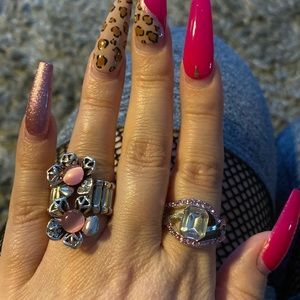 Lot of 5 Paparazzi Stretchy Rings